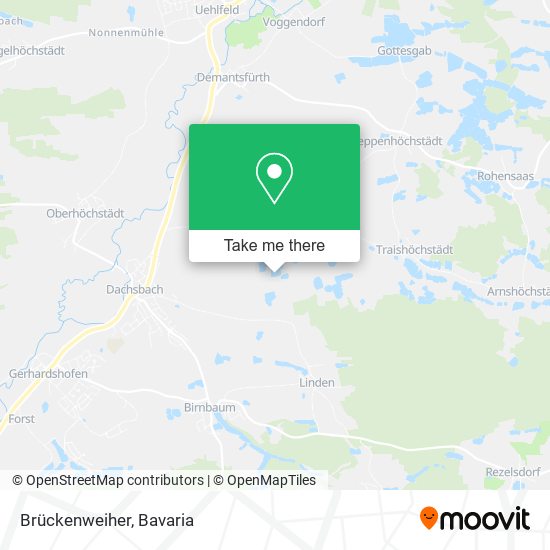 Brückenweiher map