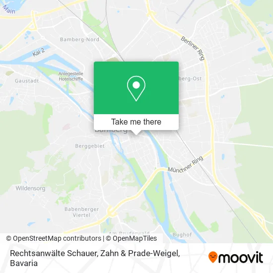 Карта Rechtsanwälte Schauer, Zahn & Prade-Weigel