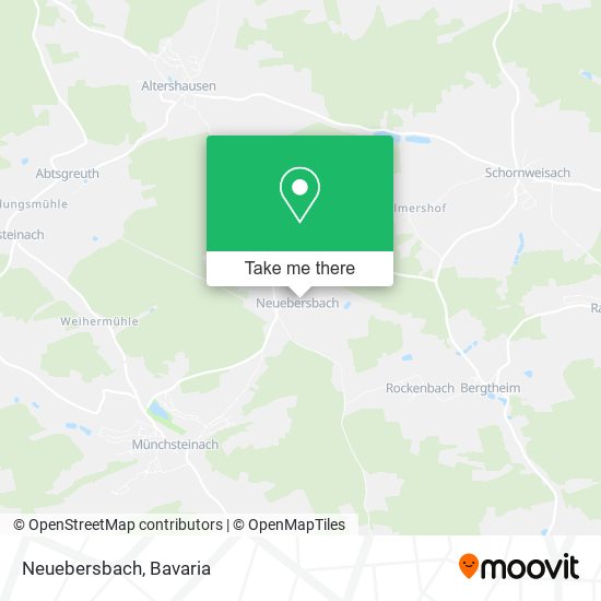 Карта Neuebersbach