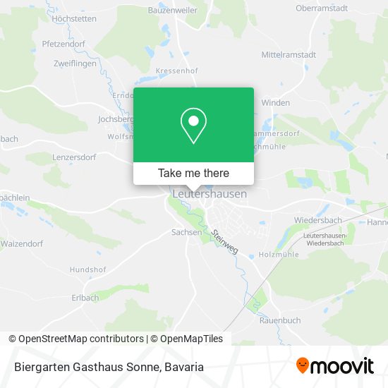 Biergarten Gasthaus Sonne map