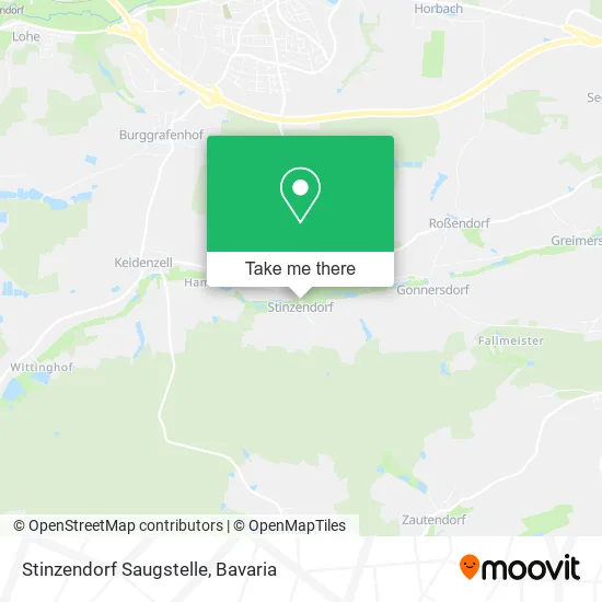 Карта Stinzendorf Saugstelle