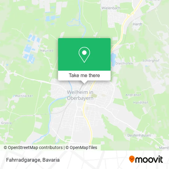 Карта Fahrradgarage