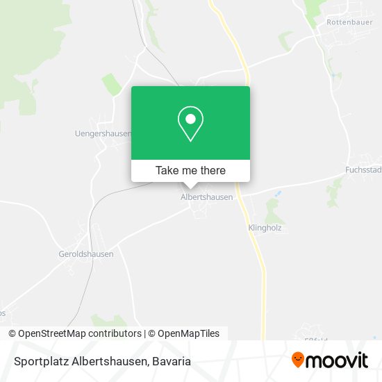 Sportplatz Albertshausen map