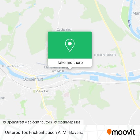 Unteres Tor, Frickenhausen A. M. map