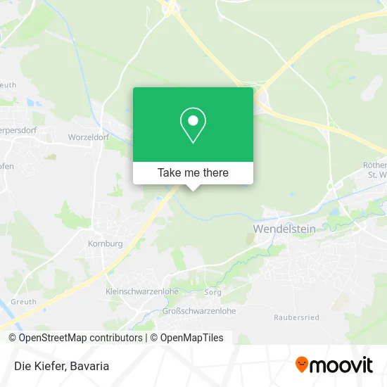 Карта Die Kiefer