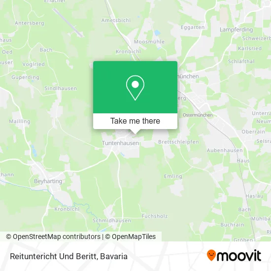 Карта Reituntericht Und Beritt