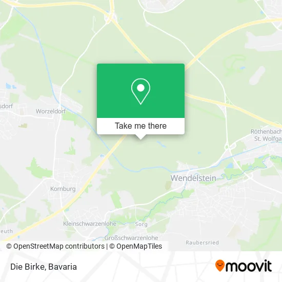 Карта Die Birke