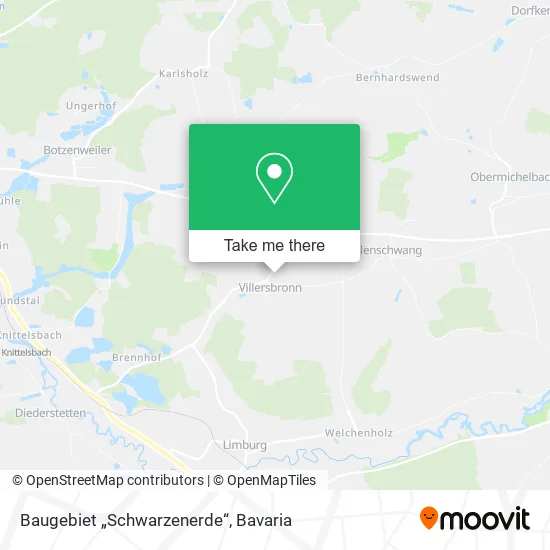Карта Baugebiet „Schwarzenerde“