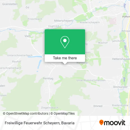 Карта Freiwillige Feuerwehr Scheyern