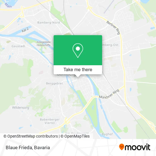 Карта Blaue Frieda