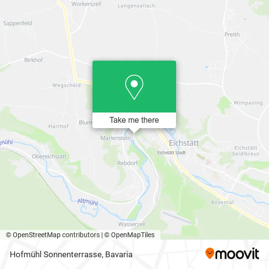 Карта Hofmühl Sonnenterrasse