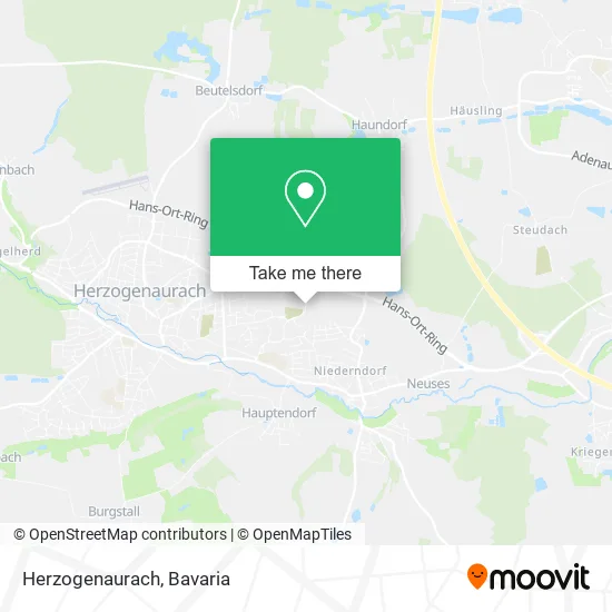 Карта Herzogenaurach