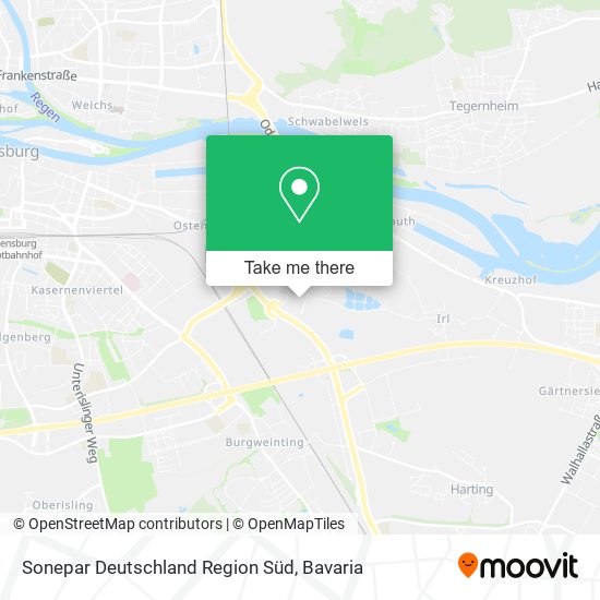 Sonepar Deutschland Region Süd map