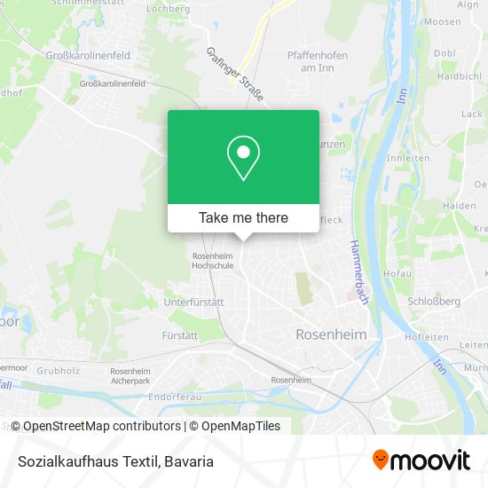 Sozialkaufhaus Textil map