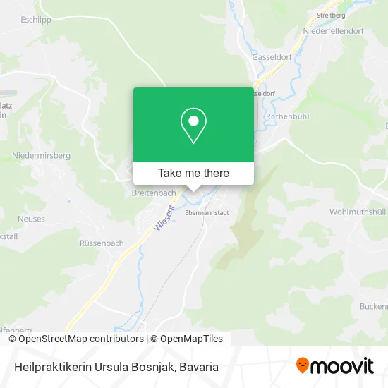 Карта Heilpraktikerin Ursula Bosnjak