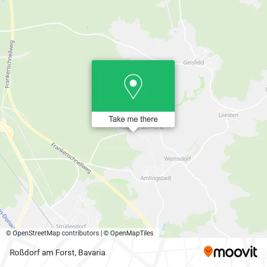 Карта Roßdorf am Forst