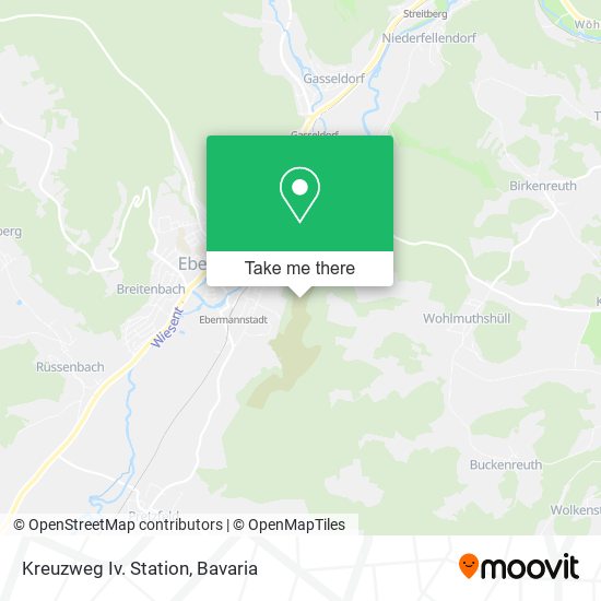 Kreuzweg Iv. Station map
