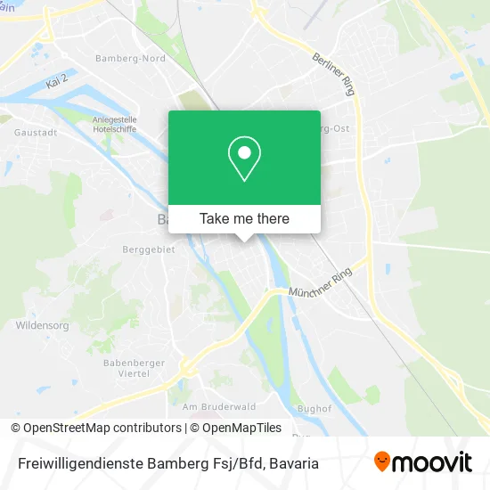 Карта Freiwilligendienste Bamberg Fsj / Bfd