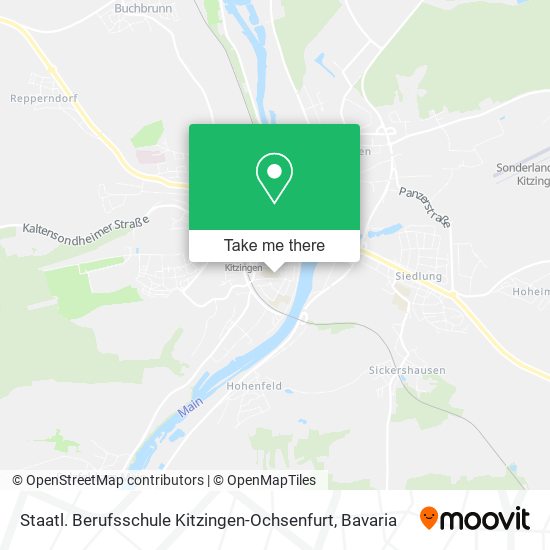 Staatl. Berufsschule Kitzingen-Ochsenfurt map