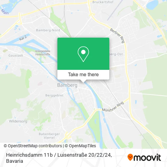 Карта Heinrichsdamm 11b / Luisenstraße 20 / 22 / 24