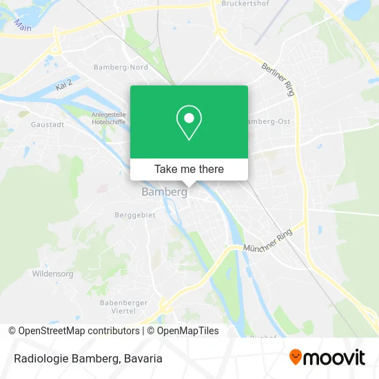Radiologie Bamberg map