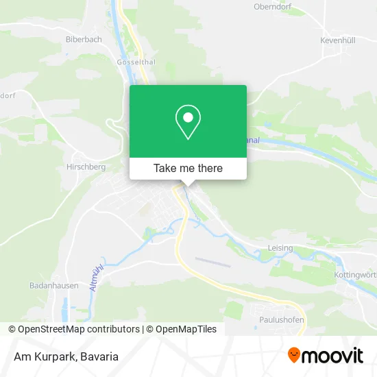 Am Kurpark map