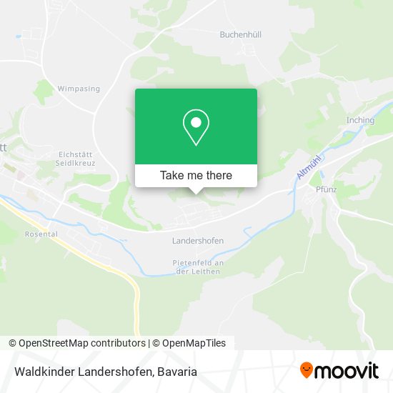 Waldkinder Landershofen map