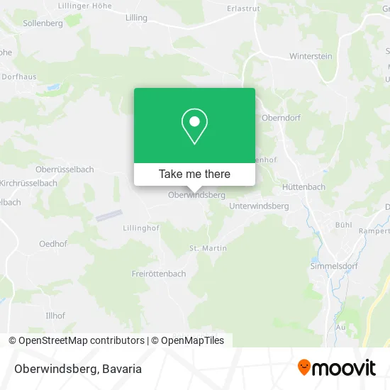 Карта Oberwindsberg