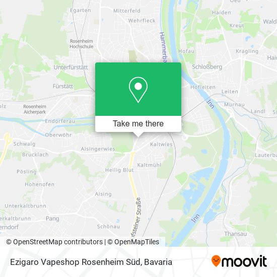 Карта Ezigaro Vapeshop Rosenheim Süd