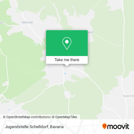 Jugendstelle Schelldorf map