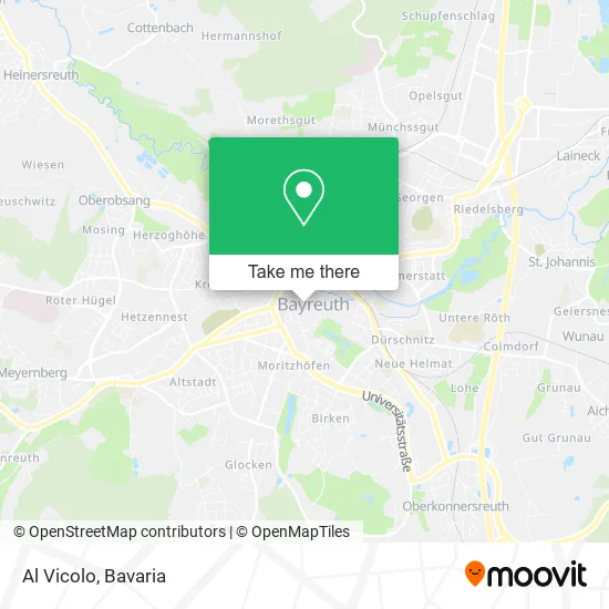 Карта Al Vicolo