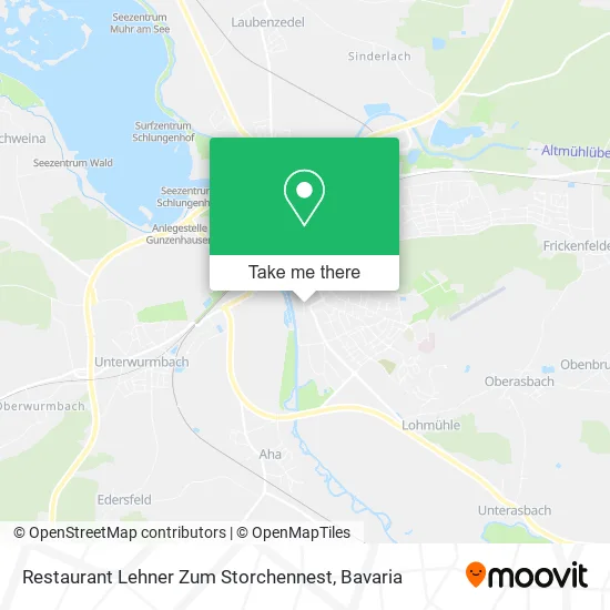 Карта Restaurant Lehner Zum Storchennest