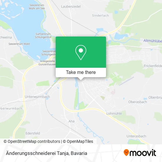 Карта Änderungsschneiderei Tanja