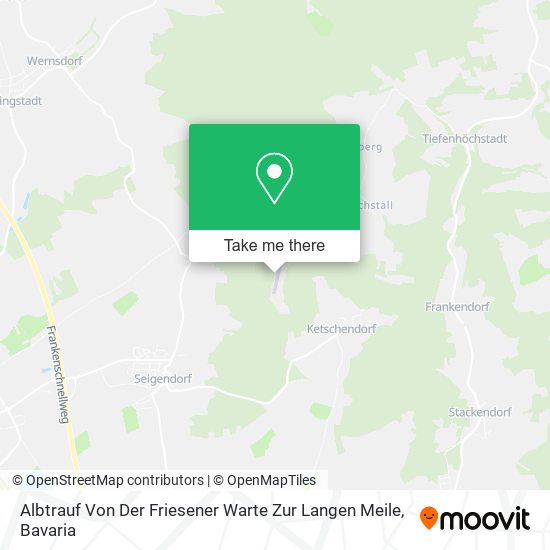 Albtrauf Von Der Friesener Warte Zur Langen Meile map