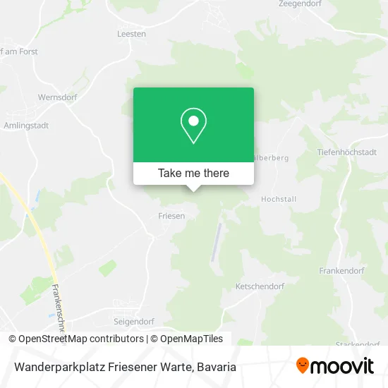 Карта Wanderparkplatz Friesener Warte
