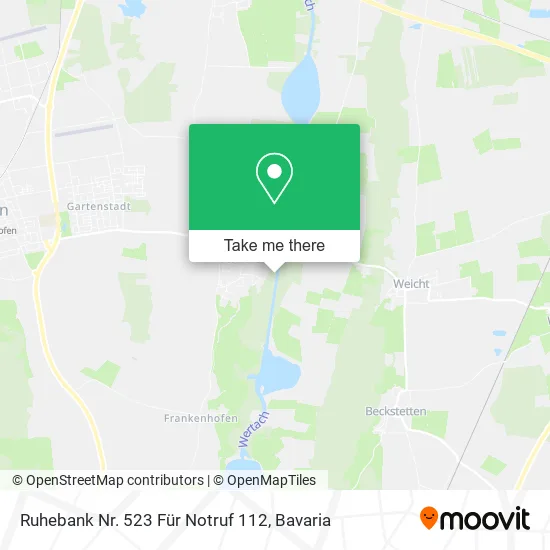 Карта Ruhebank Nr. 523 Für Notruf 112