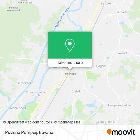Карта Pizzeria Pompeij