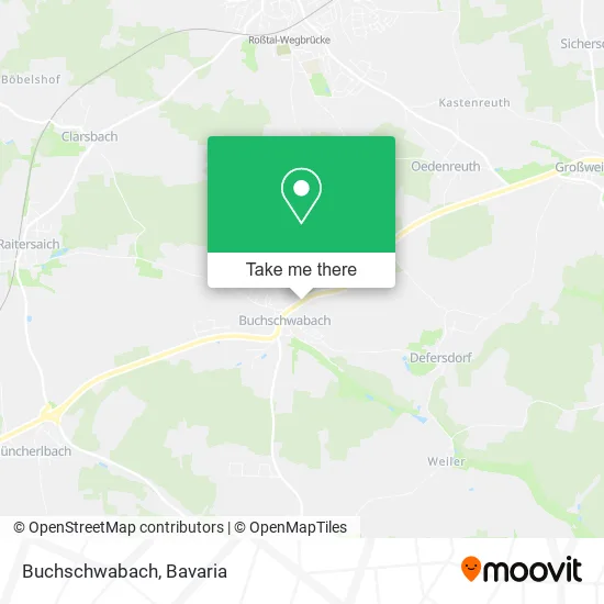 Карта Buchschwabach