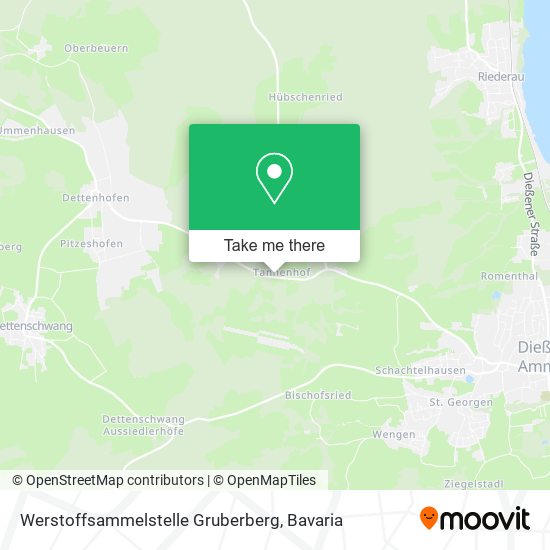 Werstoffsammelstelle Gruberberg map