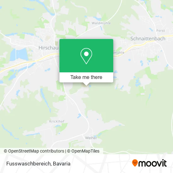 Карта Fusswaschbereich