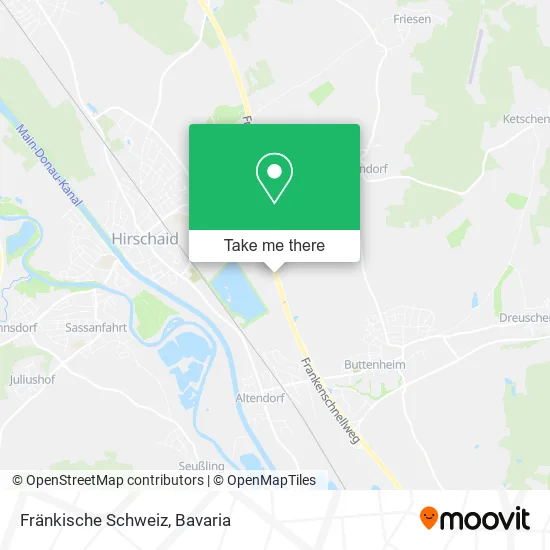 Карта Fränkische Schweiz