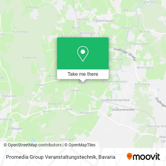 Promedia Group Veranstaltungstechnik map