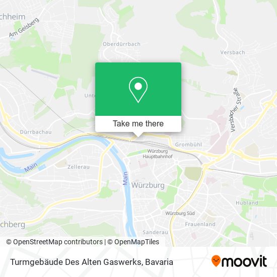 Turmgebäude Des Alten Gaswerks map