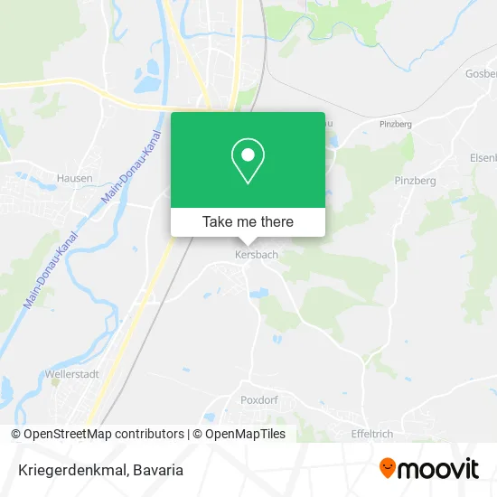 Карта Kriegerdenkmal