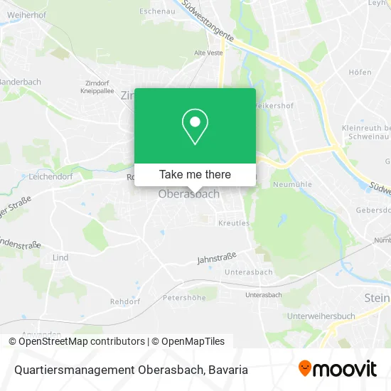 Карта Quartiersmanagement Oberasbach