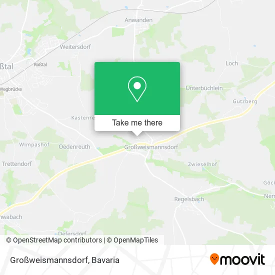 Карта Großweismannsdorf