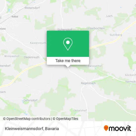 Карта Kleinweismannsdorf