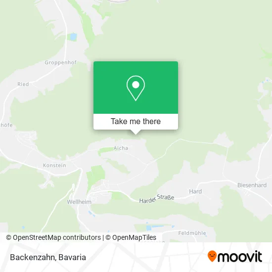 Карта Backenzahn
