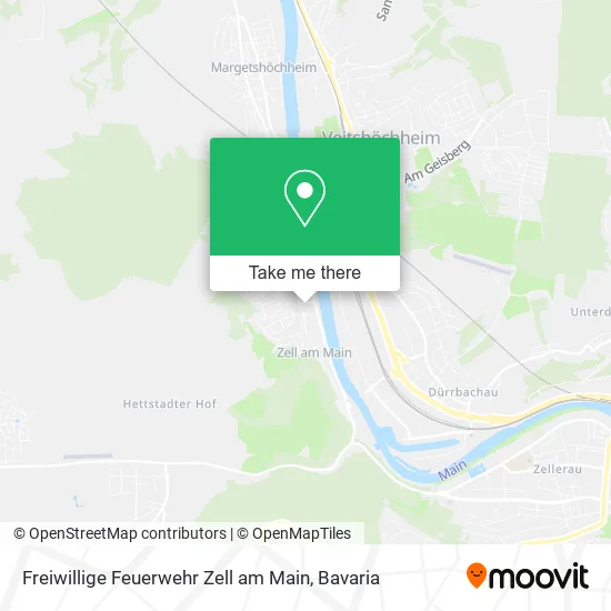 Карта Freiwillige Feuerwehr Zell am Main