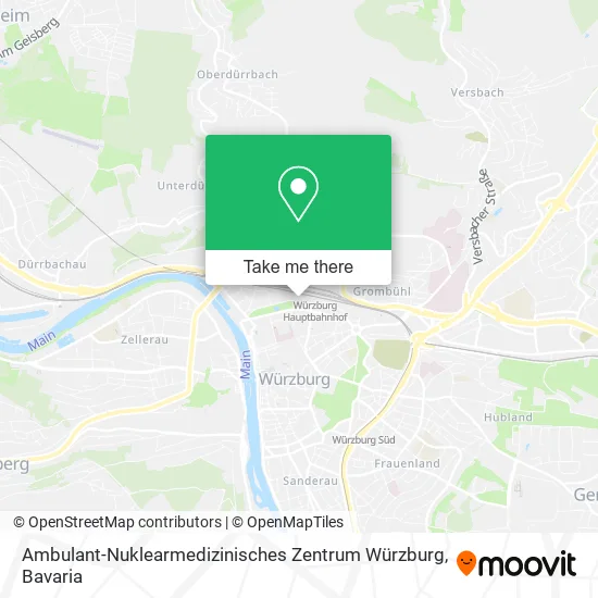 Карта Ambulant-Nuklearmedizinisches Zentrum Würzburg
